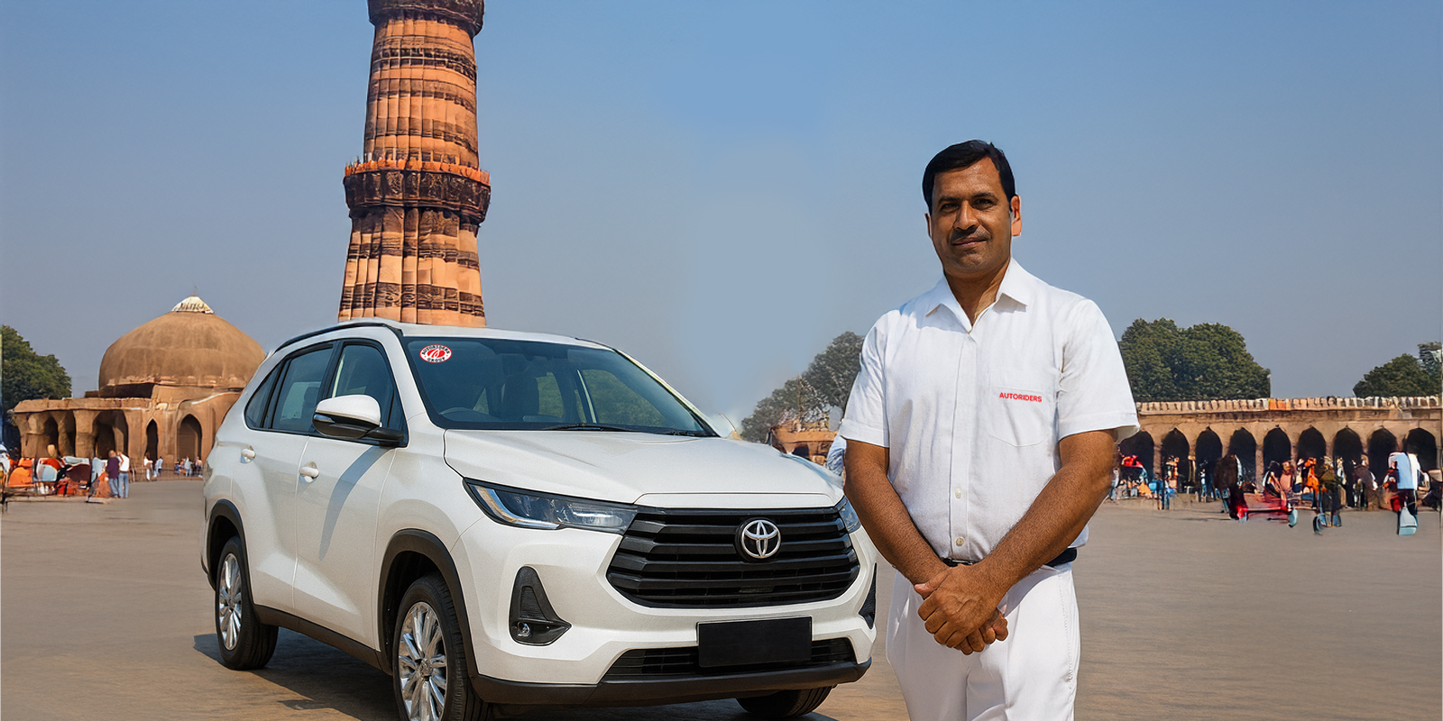 What is the best tourist spot to visit in Delhi with a chauffeur driven car rental